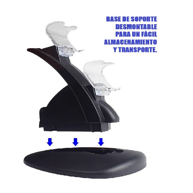 Base Carga para Control Dual PS4