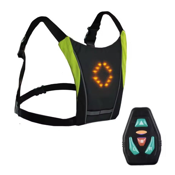 Chaleco señalizador LED para deportistas nocturnos