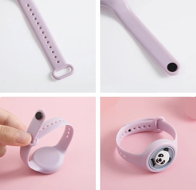 Pulsera para niños en forma de reloj repelente de mosquitos