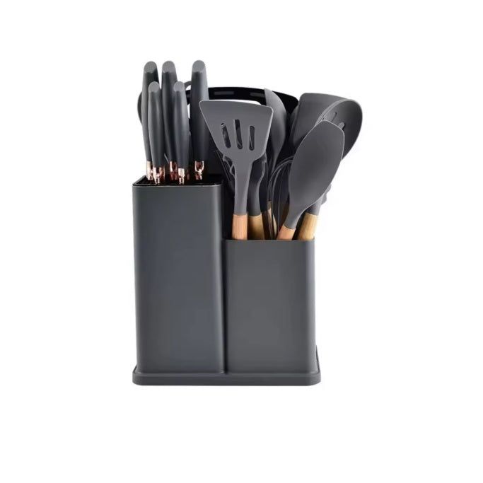 Set 19 Utensilios De Cocina De Silicona