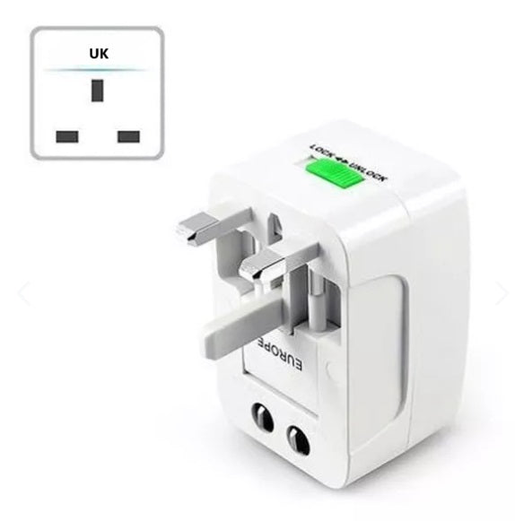 Adaptador enchufe universal para viajes