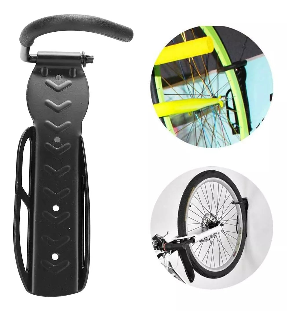 Gancho y soporte de muro para bicicletas