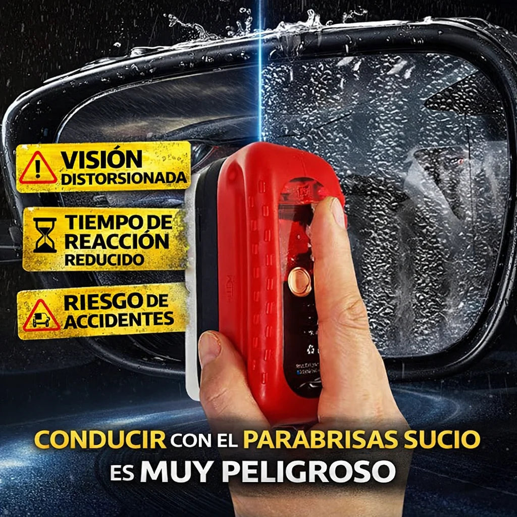 Limpiador Anti Empañe. Tu Seguridad Está Primero 🧽💦🚗