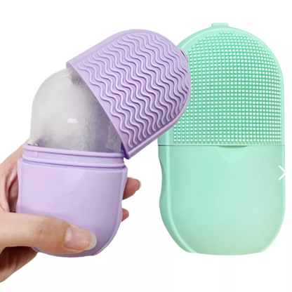 MASAJEADOR FACIAL SILICONA RODILLO HIELO
