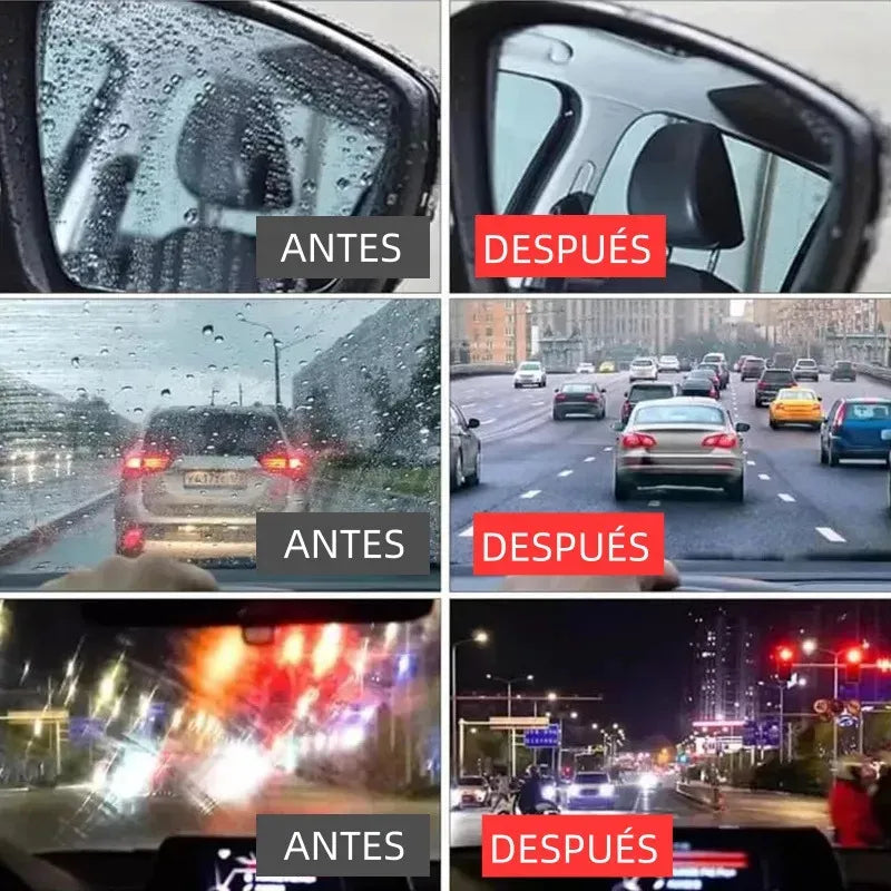 Limpiador Anti Empañe. Tu Seguridad Está Primero 🧽💦🚗