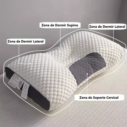 Almohada Cervical Viscoelástica con Memoria 3D