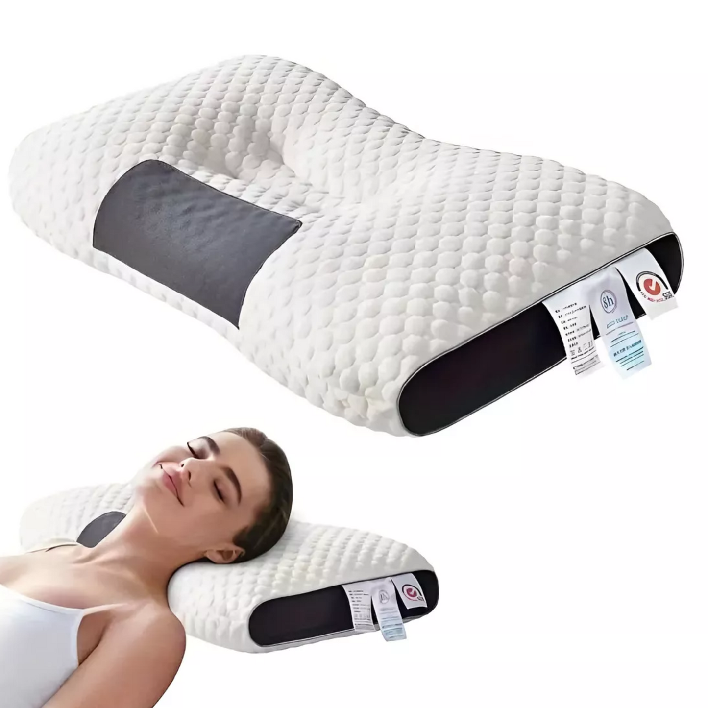 Almohada Cervical Viscoelástica con Memoria 3D