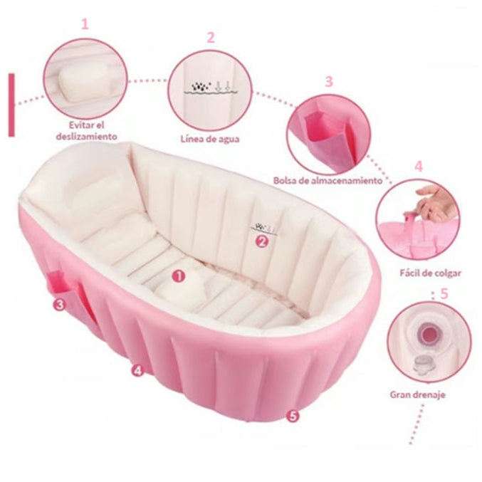 Bañera inflable para bebé