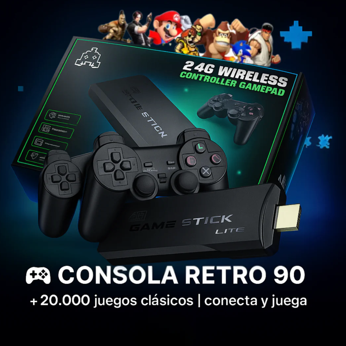 Consola portátil Game Stick Lite de 64GB