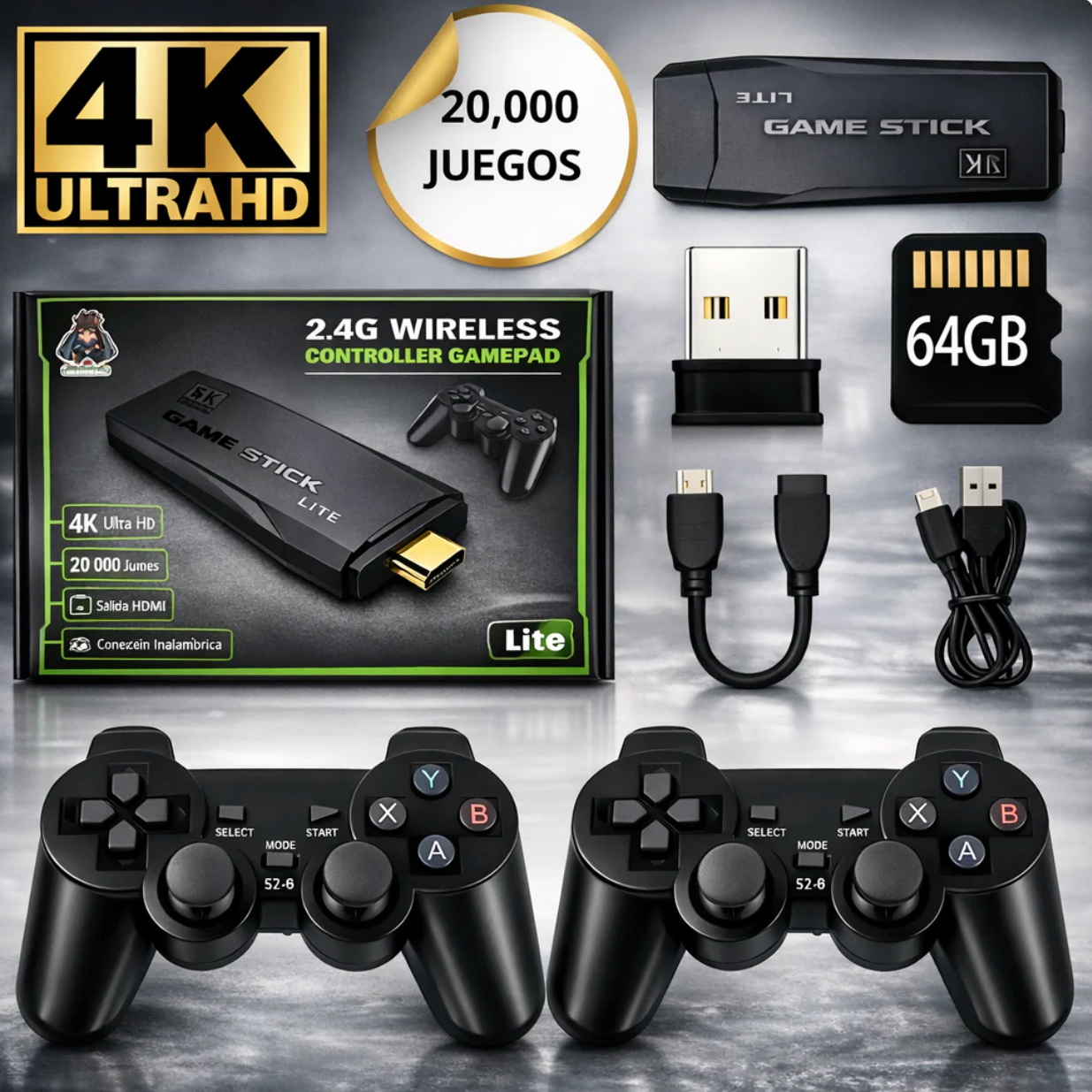 Consola portátil Game Stick Lite de 64GB