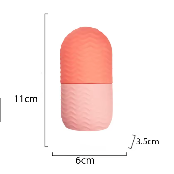 MASAJEADOR FACIAL SILICONA RODILLO HIELO