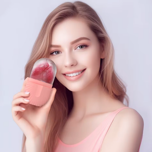 MASAJEADOR FACIAL SILICONA RODILLO HIELO