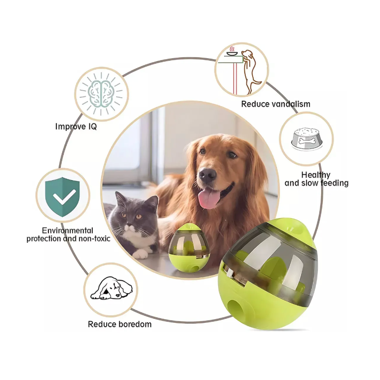 Juguete interactivo Dispensador de comida para mascotas