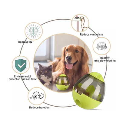 Juguete interactivo Dispensador de comida para mascotas