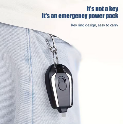 CARGADOR PORTATIL POWER BANK TAMAÑO LLAVERO