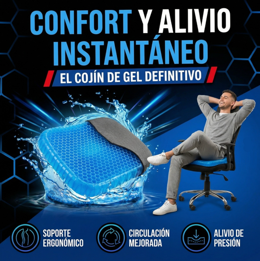 Cojín de gel Máxima comodidad al sentarse!