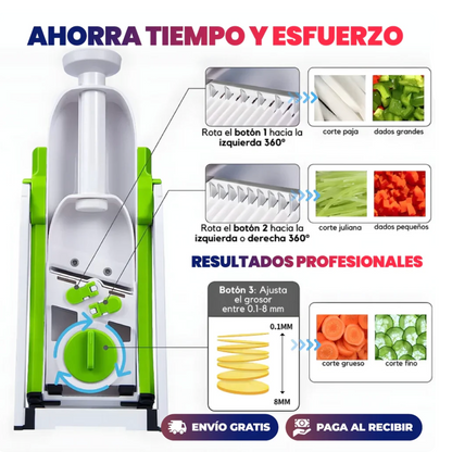 Cortadora de Verduras Multifuncional ¡Mandolina PRO!