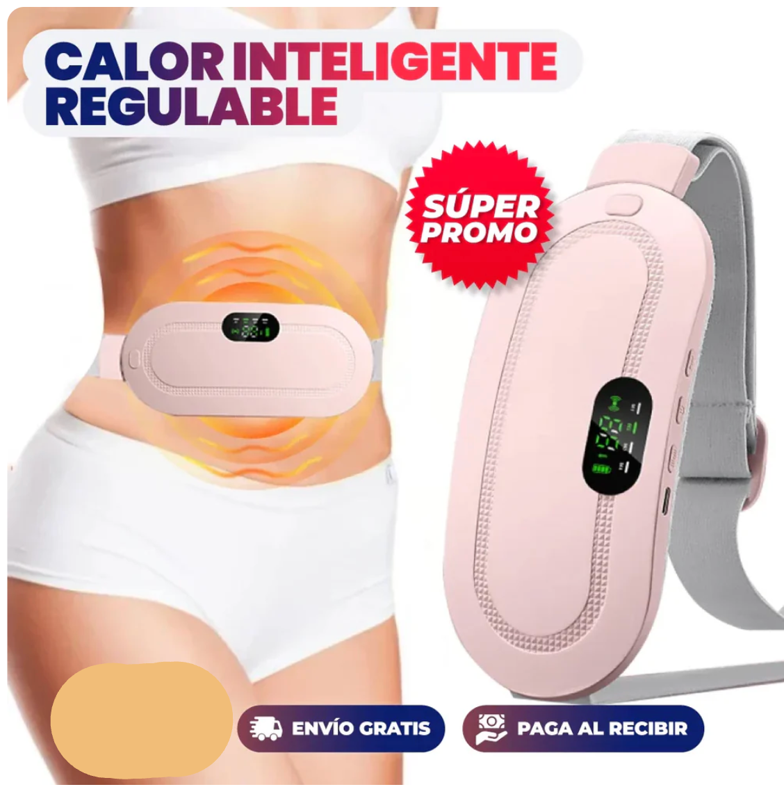 PACK Cinturón Térmico Y Gorro para la Migraña