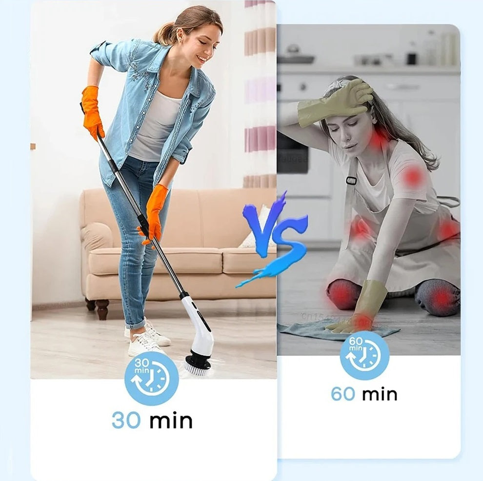 Cepillo eléctrico de limpieza, Adios al esfuerzo!