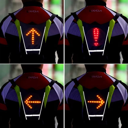 Chaleco señalizador LED para deportistas nocturnos
