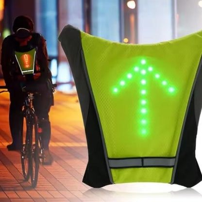 Chaleco señalizador LED para deportistas nocturnos