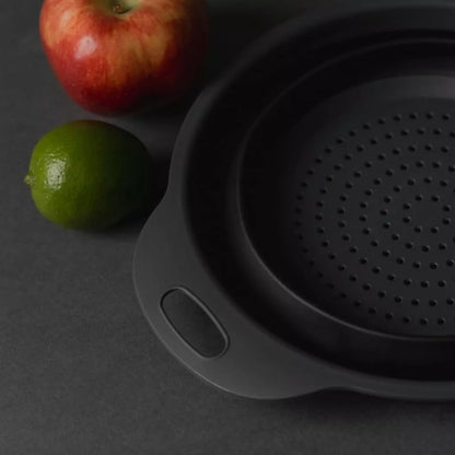 Colador Gris Retráctil