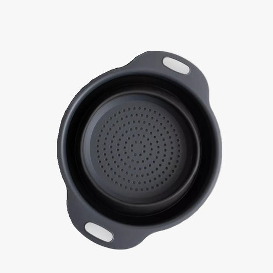 Colador Gris Retráctil