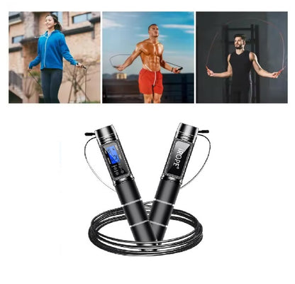 Cuerda de saltar con contador digital