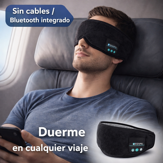 Máscara de descanso con auriculares - MusicBand! 🎶