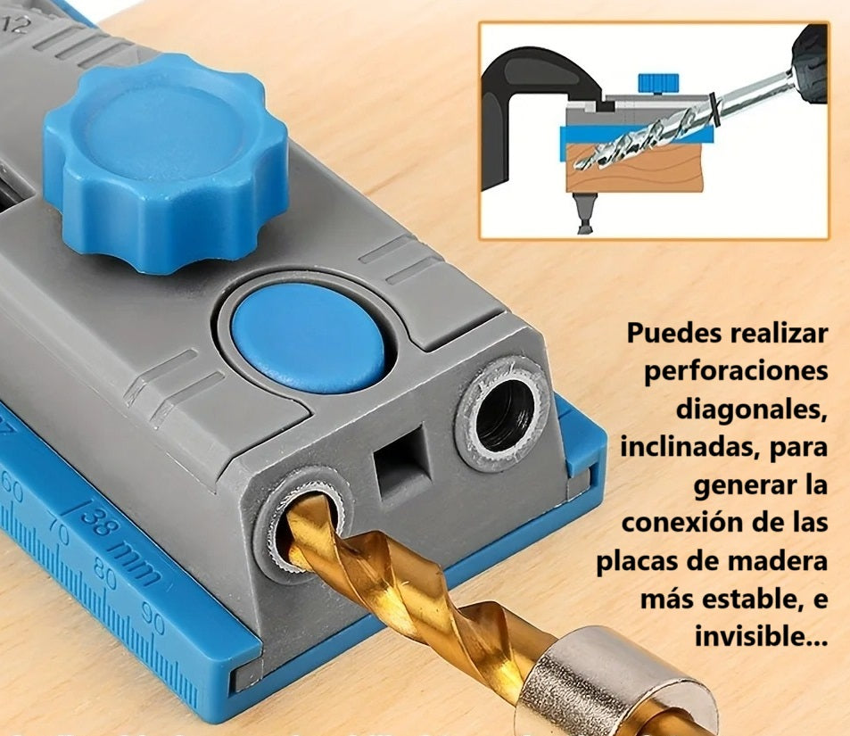 Guía para tarugo de unión invisible