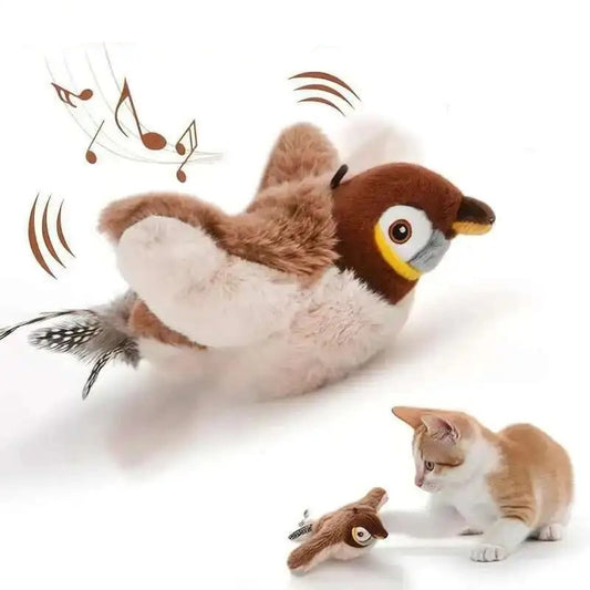 Juguete para gatos pájaro volador