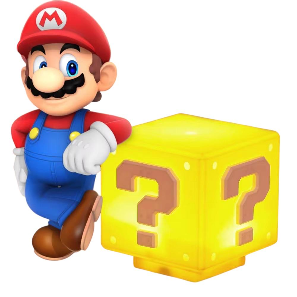 Lámpara Cubo Mario Bros