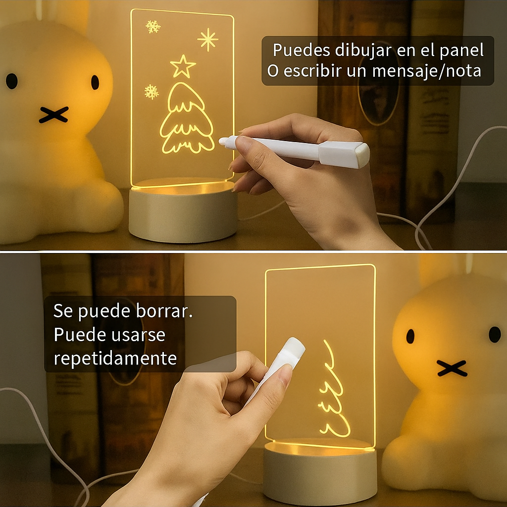 Lámpara LED Pizarra