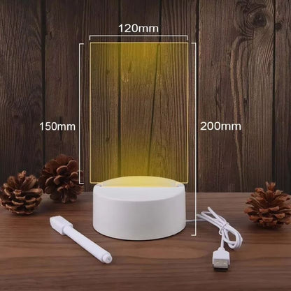 Lámpara LED Pizarra