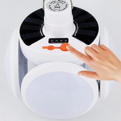 Lámpara de Emergencia de Triple Foco Esférico