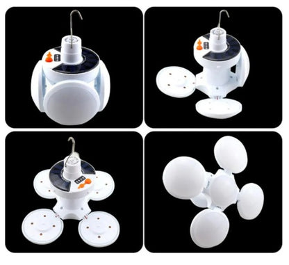 Lámpara de Emergencia de Triple Foco Esférico