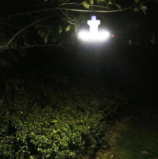 Lámpara de Emergencia de Triple Foco Esférico