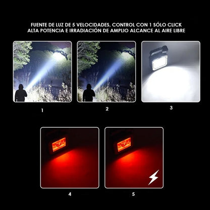 Linterna Solar Power Bank + Kit de herramientas