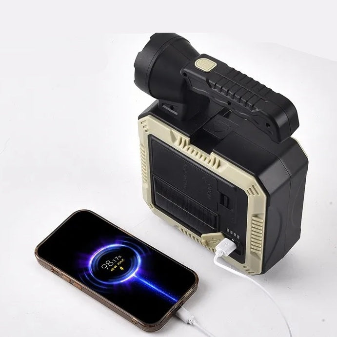 Linterna Solar Power Bank + Kit de herramientas