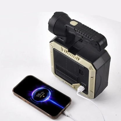 Linterna Solar Power Bank + Kit de herramientas