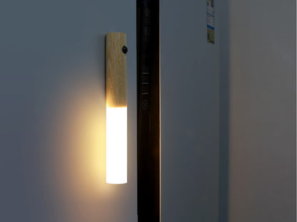 Luz LED De Pasillo Color Madera PACK X2