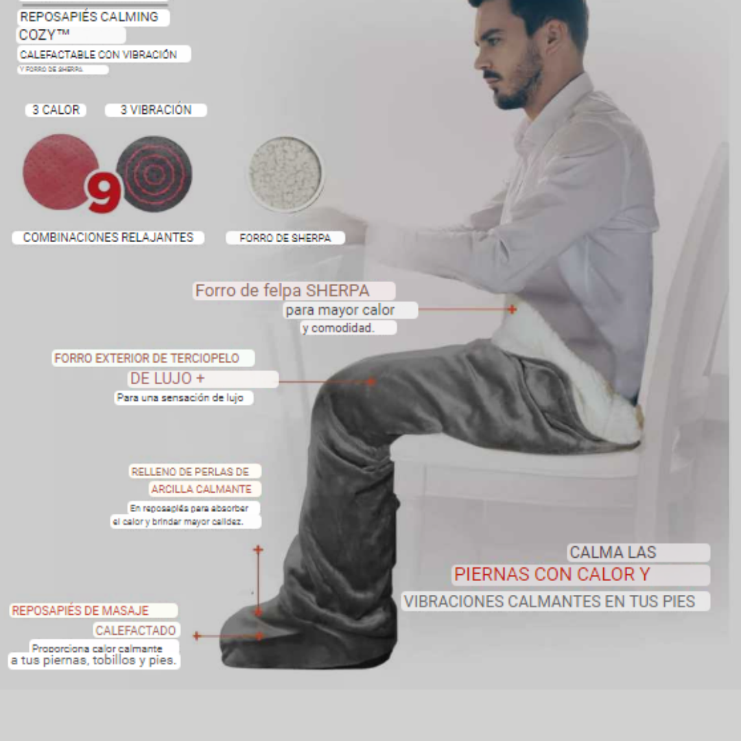 Manta térmica de calor y vibración