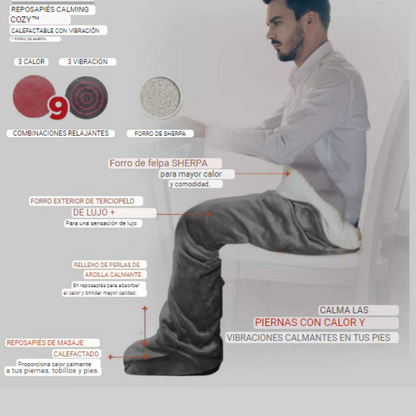 Manta térmica de calor y vibración