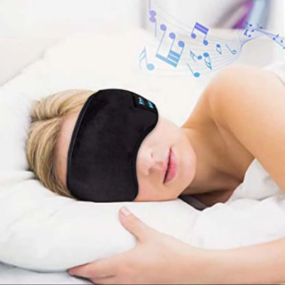 Máscara de descanso con auriculares