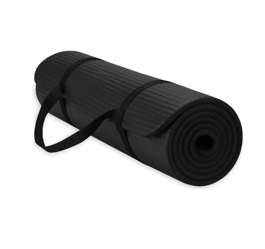 Mat Yoga Negra gruesa de 15mm
