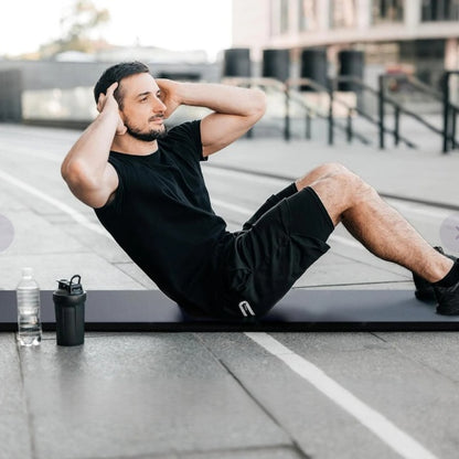 Mat Yoga Negra gruesa de 15mm