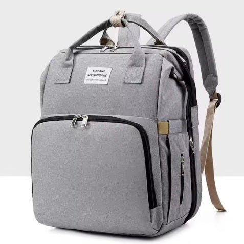 Mochila Maternal 3 en 1 Mudador y Cuna