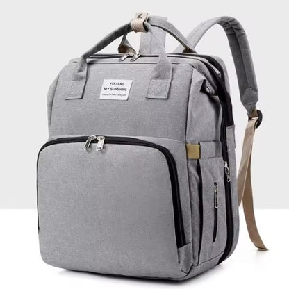 Mochila Maternal 3 en 1 Mudador y Cuna