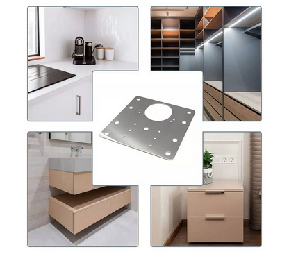 Pack 12 Placas Para Reparación de Bisagras