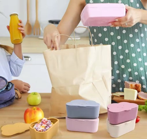 Porta snack de silicona.